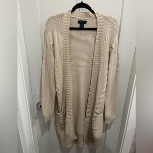 RACHEL Rachel Roy Light Tan Cardigan